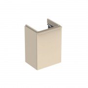 Тумба под раковину Geberit Smyle Square 44,2х35,6 см петли слева ДСП песочно-серый 500.351.JL.1
