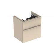 Тумба під раковину Geberit Smyle Square 58,4х47 см підвісна ДСП пісочно-сірий 500.352.JL.1