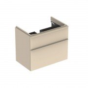 Тумба под раковину Geberit Smyle Square 73,4х47 см подвесная ДСП песочно-серый 500.353.JL.1