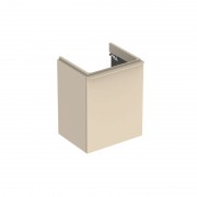 Тумба под раковину Geberit Smyle Square 49,2х40,6 см петли слева ДСП песочно-серый 500.364.JL.1