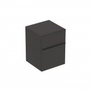 Шафка підвісна Geberit Smyle Square 45х47 см ДСП темно-сірий 500.357.JK.1