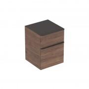 Шафка підвісна Geberit Smyle Square 45х47 см ДСП темний горіх 500.357.JR.1