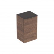 Шафка підвісна Geberit Smyle Square 36х32,6 см петлі зліва ДСП темний горіх 500.360.JR.1