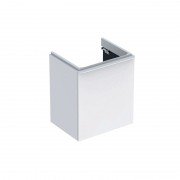 Тумба под раковину Geberit Smyle Square 53,6х43,3 см петли справа ДСП белый глянец 500.365.00.1