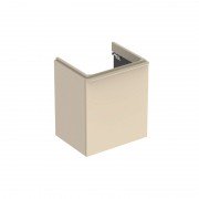 Тумба под раковину Geberit Smyle Square 53,6х43,3 см петли слева ДСП песочно-серый 500.366.JL.1