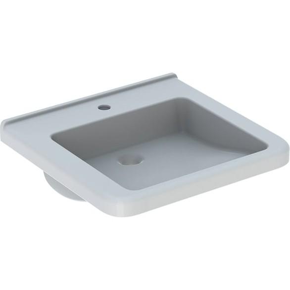Раковина для ванної Geberit Selnova Comfort Square 55x52,5 см фарфор білий 500.786.00.1