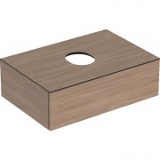 Тумба під накладну раковину Geberit VariForm 75х51 см ДСП дуб  501.163.00.1