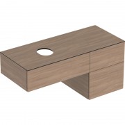 Тумба під накладну раковину Geberit VariForm 120х51 см ДСП дуб 501.187.00.1