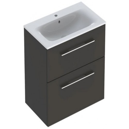 Тумба під раковину Geberit Selnova Square 53,8х50,2 см ДСП лава 501.201.00.1