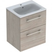 Тумба під раковину Geberit Selnova Square 53,8х50,2 см ДСП світлий горіх 501.203.00.1