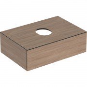 Тумба під накладну раковину Geberit VariForm 75х51 см ДСП дуб  501.163.00.1