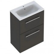 Тумба под раковину Geberit Selnova Square 53,8х50,2 см ДСП лава 501.201.00.1