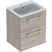 Тумба под раковину Geberit Selnova Square 53,8х50,2 см ДСП светлый орех 501.203.00.1