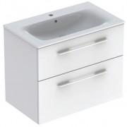 Тумба под раковину Geberit Selnova Square 78,8х50,2 см ДСП белый глянец 501.208.00.1