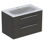 Тумба под раковину Geberit Selnova Square 98,8х50,2 см ДСП лава 501.213.00.1