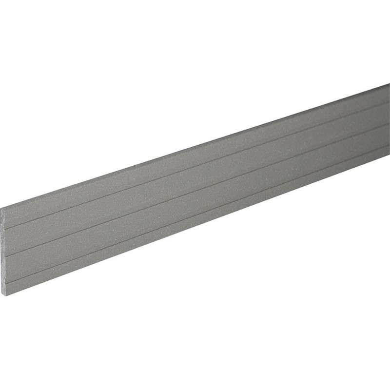 Цокольная планка для террасной доски Bergdeck дерево/ПВХ антрацит BDM001