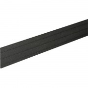 Цокольна планка для терасної дошки Вergdeck дерево/ПВХ чорний BDM002