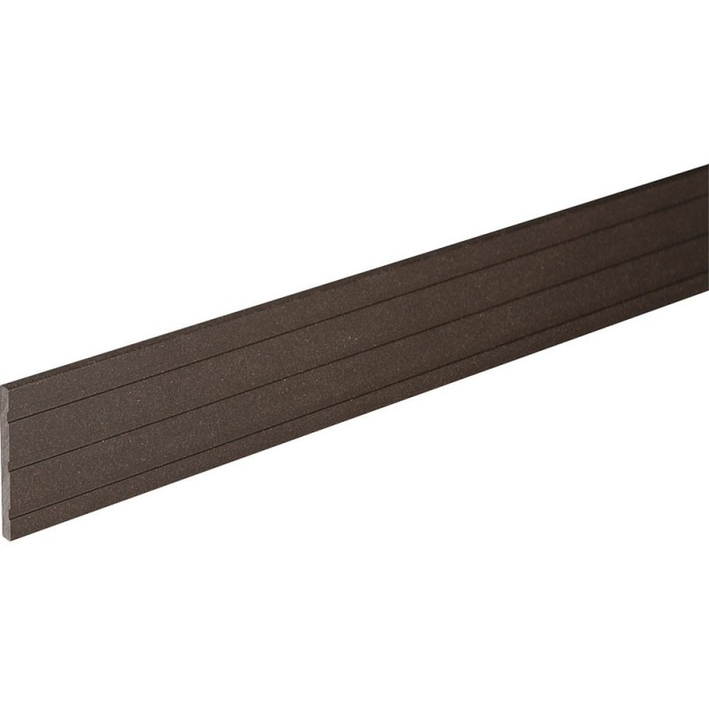 Цокольна планка для терасної дошки Bergdeck дерево/ПВХ каштан BDM004