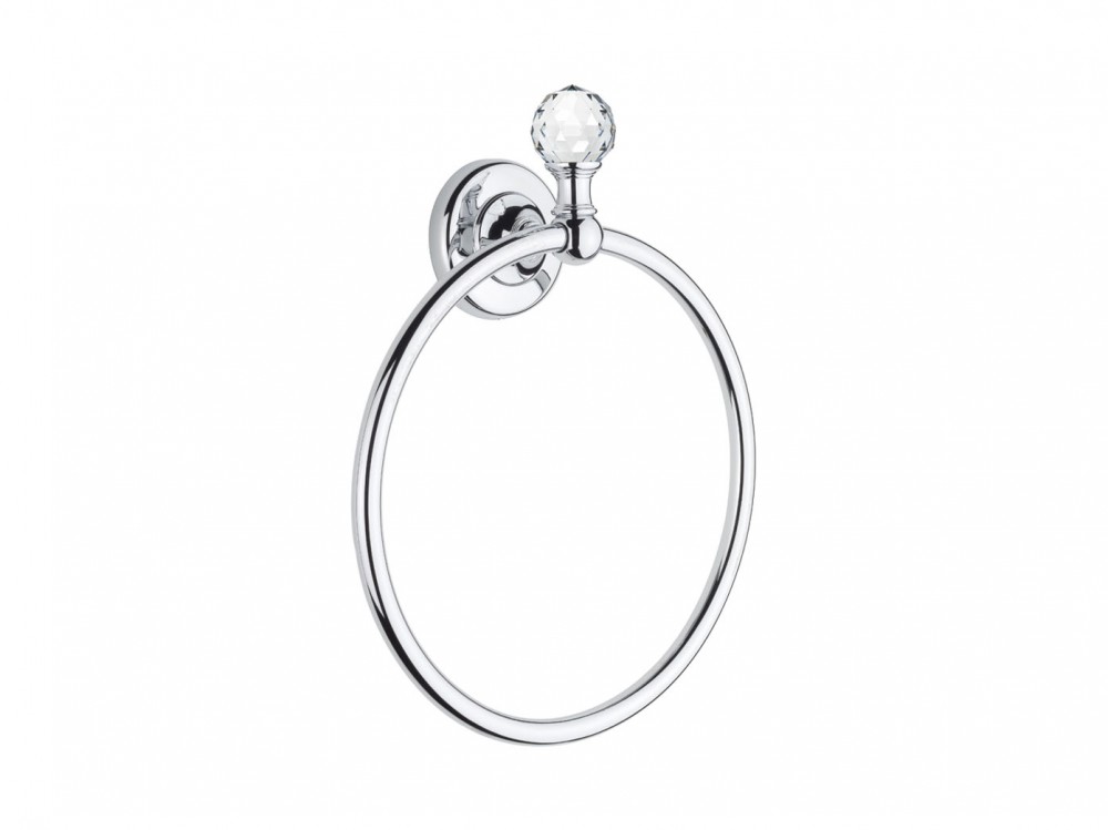 Держатель-кольцо для полотенец Ibb Madras Oriente Swarovski металл хром MA07SCROSWA