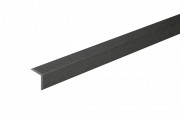 Кутовий профіль для терасної дошки Bergdeck дерево/ПВХ чорний BDK002