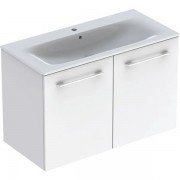 Тумба під раковину Geberit Selnova Square 98,8х50,2 см ДСП білий глянець 501.228.00.1