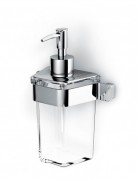 Дозатор для жидкого мыла Ibb Green настенный стекло/полированная нержавеющая сталь GL01DACL