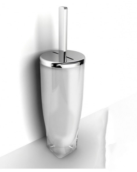 Йоршик для унітазу Ibb Brixia підлоговий пластик хром BX12CRO