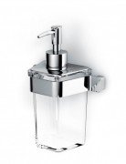 Дозатор для жидкого мыла Ibb Green настенный стекло/полированная нержавеющая сталь GL01DACL