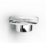 Мыльница для ванной Ibb Lapiana настенная стекло/металл хром LN01CCRO