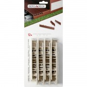 Заглушки для террасной доски Bergdeck дерево/ПВХ клен (упаковка 12 шт) BDZD05