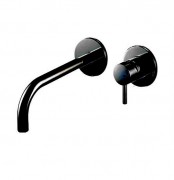 Смеситель для раковины Vema Maira настенный однорычажный черный матовый V27050F0202