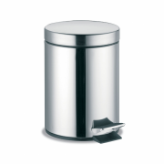 Ведро для мусора Ibb Grand Hotel 5 л с педалью хром GH66CRO