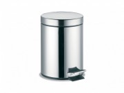 Ведро для мусора Ibb Grand Hotel 5 л с педалью полированная сталь GH66ACL