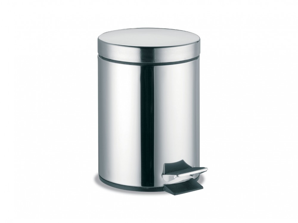Ведро для мусора Ibb Grand Hotel 5 л с педалью полированная сталь GH66ACL