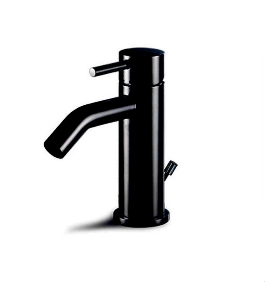 Смеситель для биде Vema Maira с донным клапаном черный матовый V27070F0202