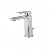 Смеситель для раковины Vema Lys с донным клапаном хром V25010B0010