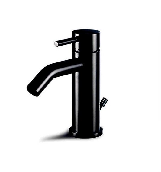 Смеситель для биде Vema Maira с донным клапаном черный матовый V27070F0202