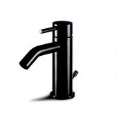 Смеситель для биде Vema Maira с донным клапаном черный матовый V27070F0202