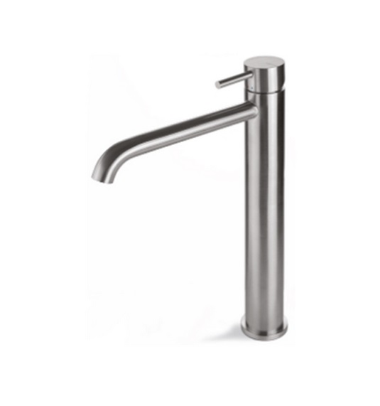 Змішувач для раковини Vema Tiber steel одноважільний нержавіюча сталь V17021AC001