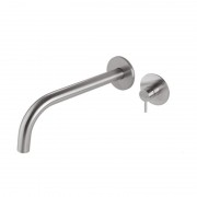 Смеситель для раковины Vema Tiber steel настенный однорычажный нержавеющая сталь V17050AC005