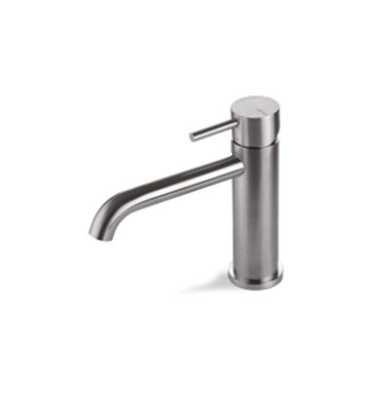 Змішувач для раковини Vema Tiber steel одноважільний нержавіюча сталь V17011AC001