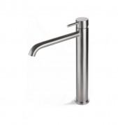 Змішувач для раковини Vema Tiber steel одноважільний нержавіюча сталь V17021AC001