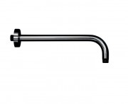 Кронштейн для верхнього душу Vema Vema 300 мм чорний матовий V08252F0202