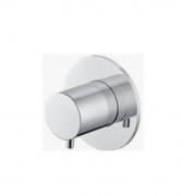 Перемикач режимів Vema Wellness прихованого монтажу на 3 споживача хром V27120B0010