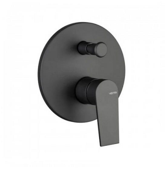Змішувач для душа Vema Vema прихованого монтажу чорний матовий V16040F0202