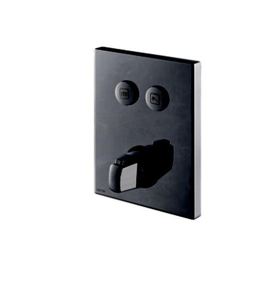Термостат для душа Vema Wellness скрытого монтажа черный матовый V08140F202