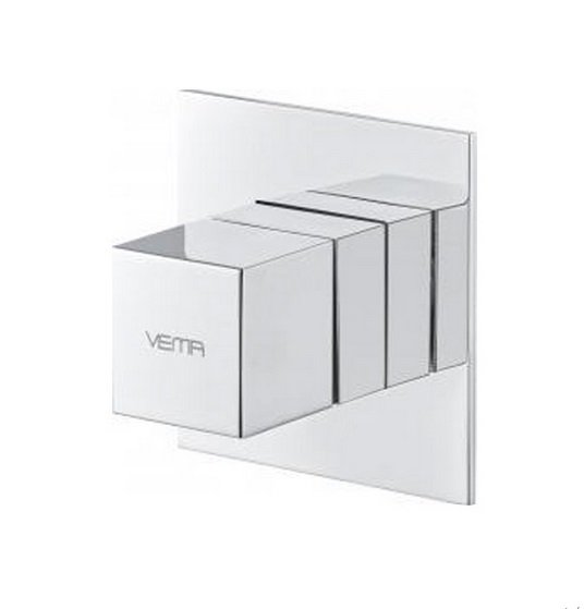 Переключатель режимов Vema Wellness скрытого монтажа на 3 потребителя хром V25120B0010