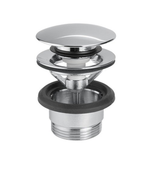 Донний клапан для раковин без переливу Vema Vema хром P000400B0010