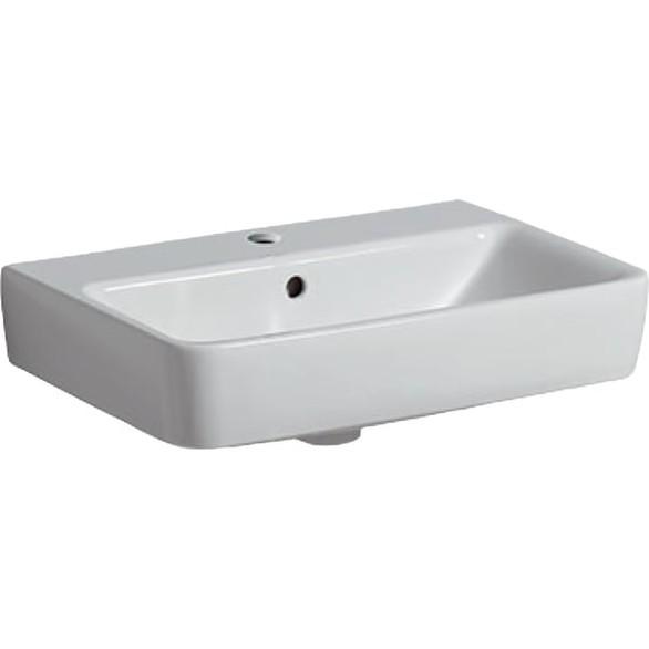 Раковина для ванной Geberit Selnova Compact 55x37 см фарфор белый 501.509.00.1
