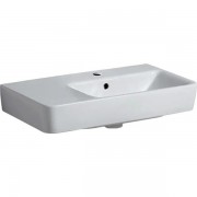 Раковина для ванної Geberit Selnova Compact 65x37 см полку зліва фарфор білий 501.549.00.1